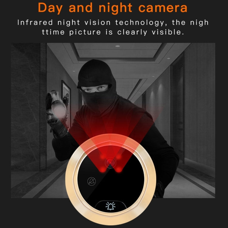 Smart WiFi Video Visual Doorbell, Support Night Vision & Video Message Leaving & Motion Detection & Multi-languages & 32GB TF Card Smart WiFi Video Visual Doorbell, Support Night Vision & Video Message Leaving & Motion Detection & Multi-languages & 32GB TF Card